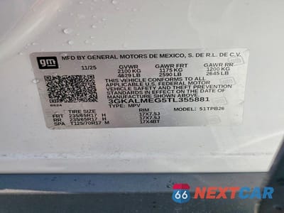 Zdjęcie 13 z 13 samochodu: 2026 GMC TERRAIN ELEVATION VIN:3GKALMEG5TL355881 - miniatura