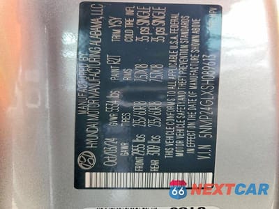 Zdjęcie 14 z 14 samochodu: 2025 HYUNDAI SANTA FE SEL VIN:5NMP24GLXSH089613 - miniatura