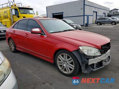 Czwarte zdjęcie samochodu z boku: 2009 MERCEDES-BENZ C 300 VIN:WDDGF54X79F226845 - miniatura