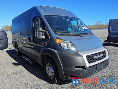 Czwarte zdjęcie samochodu z boku: 2020 RAM PROMASTER 3500 CARGO-R & D - CLN TITLE - PRI FLEET VIN:3C6URVJGXLE136414 - miniatura