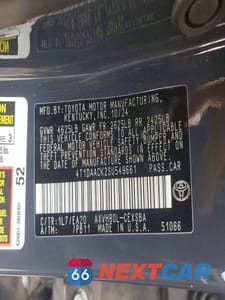 Zdjęcie 12 z 12 samochodu: 2025 TOYOTA CAMRY SE VIN:4T1DAACK2SU549661 - miniatura