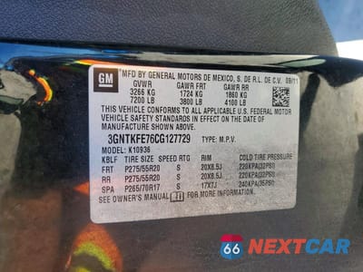 Zdjęcie 13 z 13 samochodu: 2012 CHEVROLET AVALANCHE LT VIN:3GNTKFE76CG127729 - miniatura