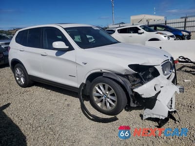 Czwarte zdjęcie samochodu z boku: 2014 BMW X3 XDRIVE28I VIN:5UXWX9C55E0D19324 - miniatura