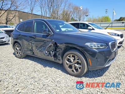 Czwarte zdjęcie samochodu z boku: 2024 BMW X3 XDRIVE30I VIN:5UX53DP01R9U98811 - miniatura