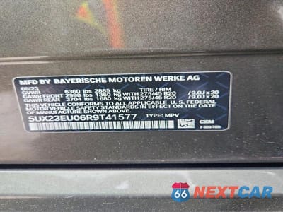 Zdjęcie 13 z 13 samochodu: 2024 BMW X5 XDRIVE40I VIN:5UX23EU06R9T41577 - miniatura
