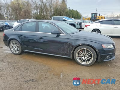 Czwarte zdjęcie samochodu z boku: 2012 AUDI A4 PREMIUM VIN:WAUFFCFL0CA112594 - miniatura