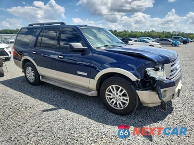 Czwarte zdjęcie samochodu z boku: 2007 FORD EXPEDITION EDDIE BAUER VIN:1FMFU17527LA56130 - miniatura