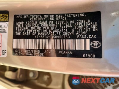 Zdjęcie 12 z 12 samochodu: 2005 TOYOTA CAMRY LE VIN:4T1BE32K35U950763 - miniatura