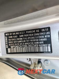 Zdjęcie 12 z 12 samochodu: 2011 PORSCHE PANAMERA S VIN:WP0AB2A70BL060349 - miniatura