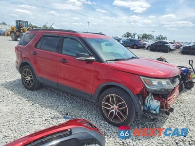 Czwarte zdjęcie samochodu z boku: 2017 FORD EXPLORER SPORT VIN:1FM5K8GT1HGB38790 - miniatura
