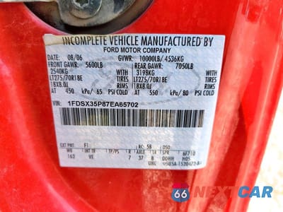Zdjęcie 12 z 12 samochodu: 2007 FORD F350 SUPER DUTY UTILITY / SERVICE TRUCK VIN:1FDSX35P87EA65702 - miniatura