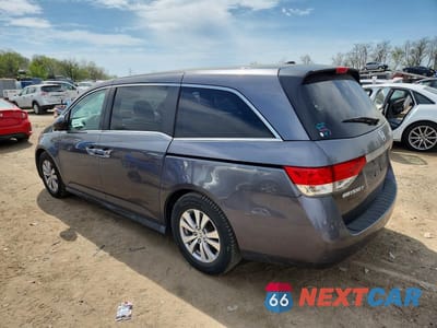 Drugie zdjęcie samochodu z przodu: 2016 HONDA ODYSSEY EXL VIN:5FNRL5H68GB029603 - miniatura