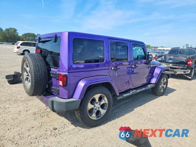 Trzecie zdjęcie samochodu z tyłu: 2018 JEEP WRANGLER UNLIMITED SAHARA VIN:1C4BJWEG7JL816833 - miniatura