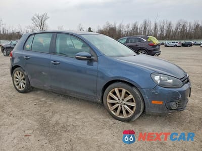 Czwarte zdjęcie samochodu z boku: 2013 VOLKSWAGEN GOLF VIN:WVWDM7AJ4DW027694 - miniatura
