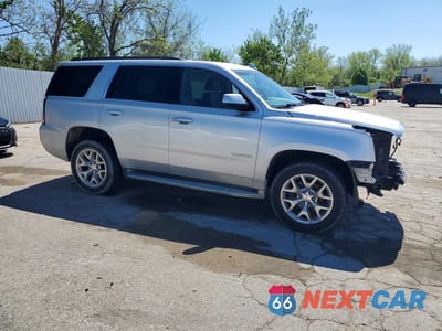 Czwarte zdjęcie samochodu z boku: 2015 GMC YUKON SLT VIN:1GKS2BKC2FR628589 - miniatura
