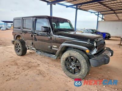 Czwarte zdjęcie samochodu z boku: 2015 JEEP WRANGLER UNLIMITED SAHARA VIN:1C4BJWEG2FL647330 - miniatura