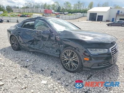 Czwarte zdjęcie samochodu z boku: 2018 AUDI A7 PRESTIGE VIN:WAU23AFC2JN074688 - miniatura