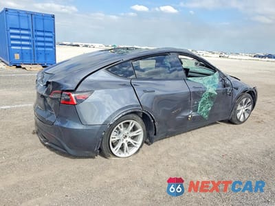 Trzecie zdjęcie samochodu z tyłu: 2021 TESLA MODEL Y VIN:5YJYGDEE7MF187898 - miniatura