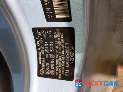Zdjęcie 12 z 12 samochodu: 2009 HYUNDAI ACCENT GS VIN:KMHCM36C59U130314 - miniatura