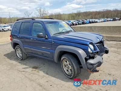 Czwarte zdjęcie samochodu z boku: 2002 JEEP LIBERTY SPORT VIN:1J4GL48K52W352441 - miniatura