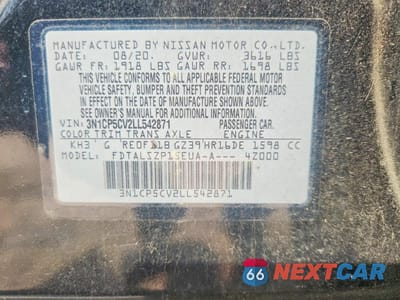 Zdjęcie 13 z 13 samochodu: 2020 NISSAN KICKS SV VIN:3N1CP5CV2LL542871 - miniatura