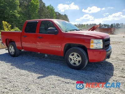 Czwarte zdjęcie samochodu z boku: 2007 CHEVROLET SILVERADO C1500 CREW CAB VIN:2GCEC13C371604617 - miniatura