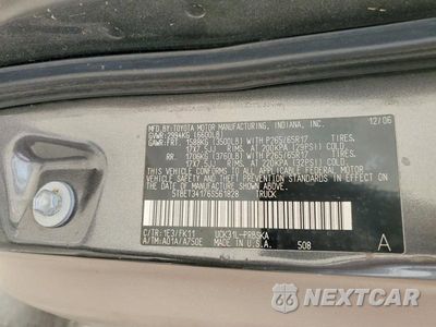 Zdjęcie 12 z 12 samochodu: 2006 TOYOTA TUNDRA DOUBLE CAB SR5 VIN:5TBET34176S561828 - miniatura