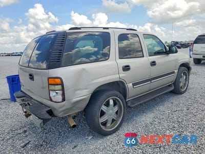 Trzecie zdjęcie samochodu z tyłu: 2004 CHEVROLET TAHOE C1500 VIN:1GNEC13V54R218678 - miniatura