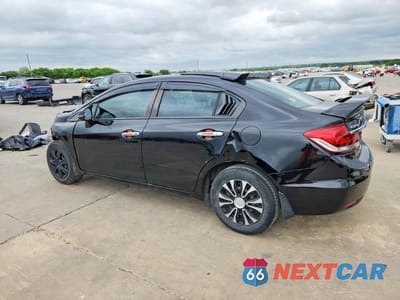 Drugie zdjęcie samochodu z przodu: 2013 HONDA CIVIC LX VIN:2HGFB2F58DH572925 - miniatura