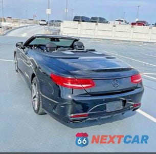 Trzecie zdjęcie samochodu z tyłu: 2017 MERCEDES-BENZ S 550 VIN:WDDXK8CB6HA015893 - miniatura
