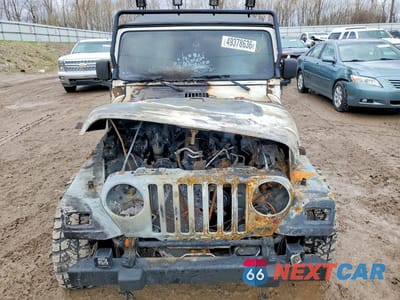 Piąte zdjęcie samochodu w środku: 2003 JEEP WRANGLER / TJ RUBICON VIN:1J4FA69SX3P365662 - miniatura