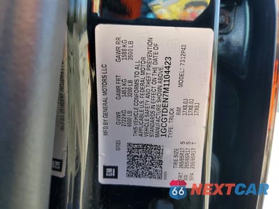 Zdjęcie 12 z 12 samochodu: 2021 CHEVROLET COLORADO Z71 VIN:1GCGTDEN7M1104423 - miniatura