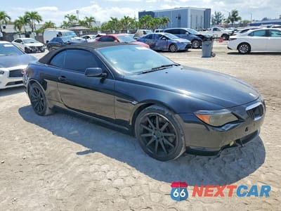 Czwarte zdjęcie samochodu z boku: 2005 BMW 645 CI AUTOMATIC VIN:WBAEK73465B327681 - miniatura