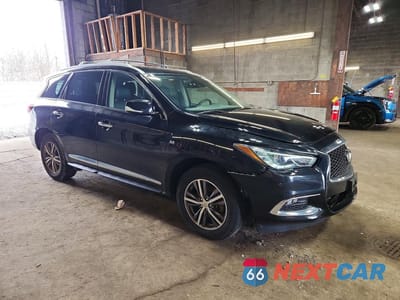 Czwarte zdjęcie samochodu z boku: 2019 INFINITI QX60 LUXE VIN:5N1DL0MM1KC516676 - miniatura