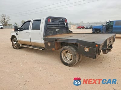 Drugie zdjęcie samochodu z przodu: 2008 FORD F350 SUPER DUTY FLATBED TRUCK VIN:1FTWW33R58EB18726 - miniatura