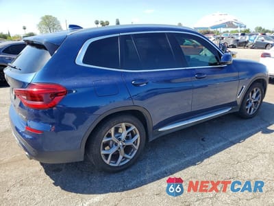 Trzecie zdjęcie samochodu z tyłu: 2020 BMW X3 SDRIVE30I VIN:5UXTY3C01L9B08261 - miniatura