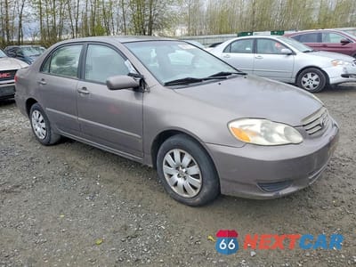 Czwarte zdjęcie samochodu z boku: 2003 TOYOTA COROLLA LE VIN:1NXBR38E63Z124220 - miniatura