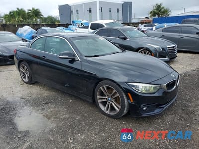 Czwarte zdjęcie samochodu z boku: 2018 BMW 430I VIN:WBA4Z1C56JEC59388 - miniatura