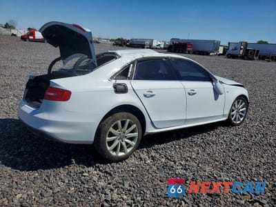 Trzecie zdjęcie samochodu z tyłu: 2014 AUDI A4 PREMIUM VIN:WAUBFAFL1EA067526 - miniatura