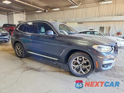 Czwarte zdjęcie samochodu z boku: 2021 BMW X3 XDRIVE30I VIN:5UXTY5C02M9H49187 - miniatura