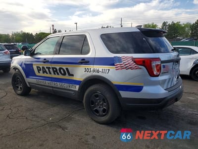 Drugie zdjęcie samochodu z przodu: 2018 FORD EXPLORER POLICE INTERCEPTOR VIN:1FM5K8AR8JGA46160 - miniatura