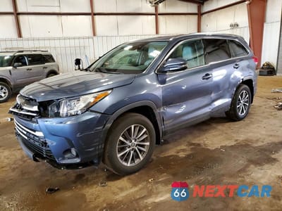 2019 TOYOTA HIGHLANDER XLE 5TDJZRFH4KS917700 - główne zdjęcie licytacji z USA - miniatura