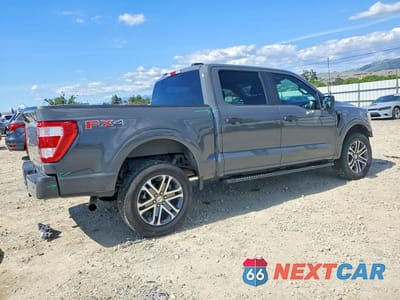 Trzecie zdjęcie samochodu z tyłu: 2021 FORD F150 SUPERCREW VIN:1FTEW1EP2MKF05161 - miniatura