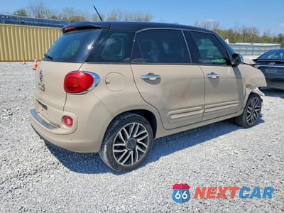 Trzecie zdjęcie samochodu z tyłu: 2015 FIAT 500L LOUNGE VIN:ZFBCFACH7FZ033331 - miniatura