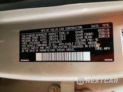 Zdjęcie 13 z 13 samochodu: 2016 VOLVO XC90 T8 VIN:YV4BC0PLXG1048235 - miniatura