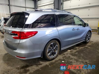 Trzecie zdjęcie samochodu z tyłu: 2021 HONDA ODYSSEY ELITE VIN:5FNRL6H95MB000863 - miniatura