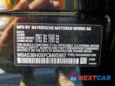 Zdjęcie 13 z 13 samochodu: 2023 BMW 530 I VIN:WBA53BH0XPCM95987 - miniatura