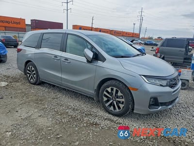 Czwarte zdjęcie samochodu z boku: 2026 HONDA ODYSSEY EXL VIN:5FNRL6H66TB031690 - miniatura