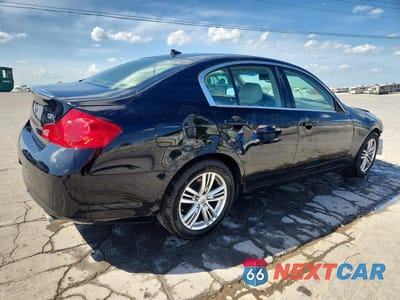 Trzecie zdjęcie samochodu z tyłu: 2012 INFINITI G37 SEDAN X VIN:JN1CV6AR0CM674132 - miniatura