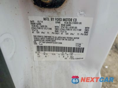 Zdjęcie 12 z 12 samochodu: 2015 FORD F250 SUPER DUTY VIN:1FTBF2B65FEA61358 - miniatura